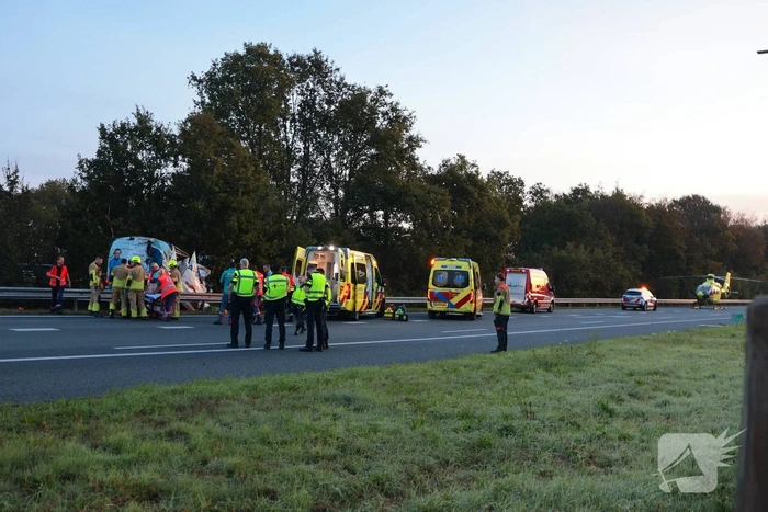 Ernstig ongeval op A27 leidt tot gewonden en verkeershinder