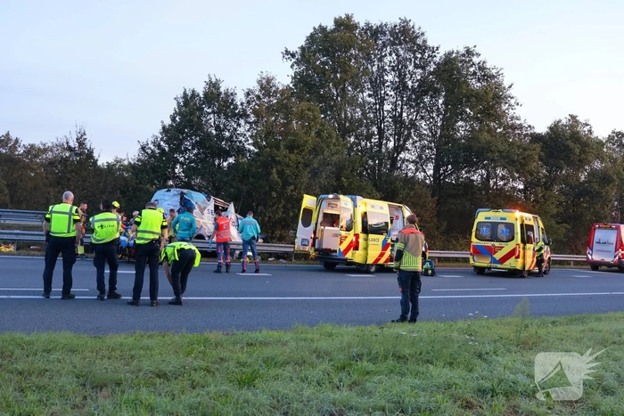 Ernstig ongeval op A27 leidt tot gewonden en verkeershinder