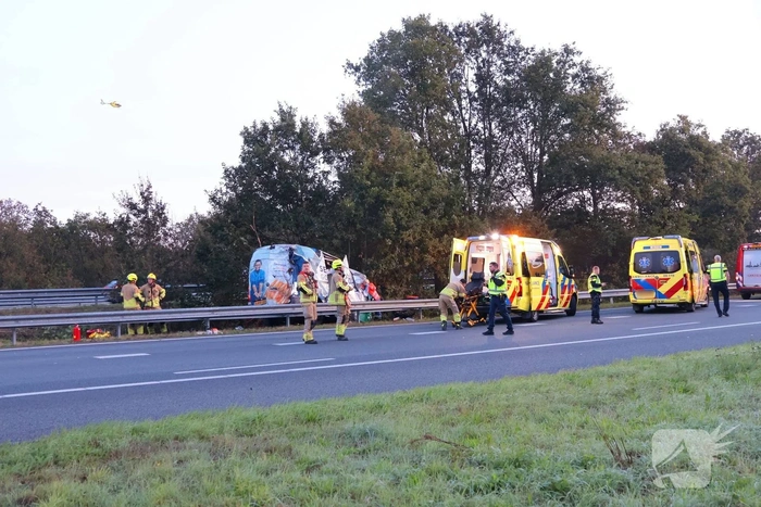 Ernstig ongeval op A27 leidt tot gewonden en verkeershinder