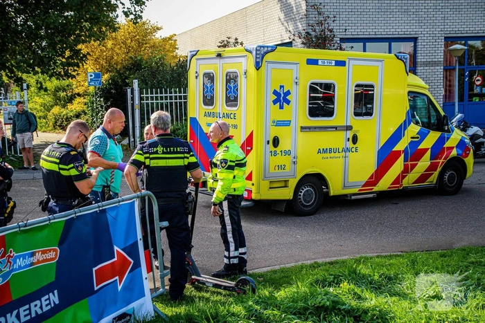 Auto rijdt over slachtoffer na ongeval met elektrische step