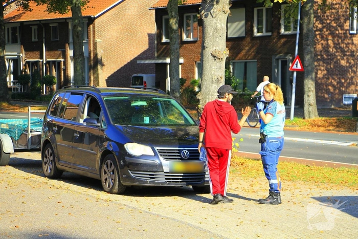 Fietser gewond na aanrijding door automobilist