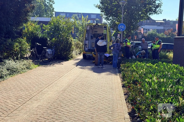 Fietsers komen met elkaar in botsing