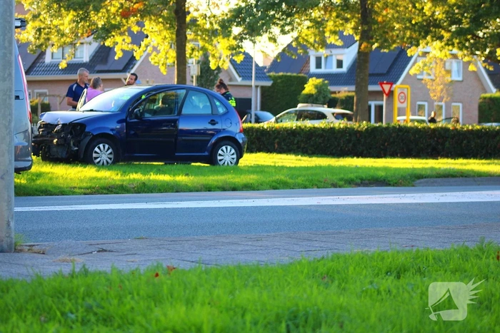 Aanrijding tussen twee voertuigen