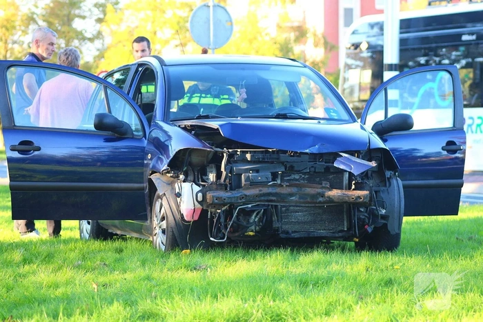 Aanrijding tussen twee voertuigen