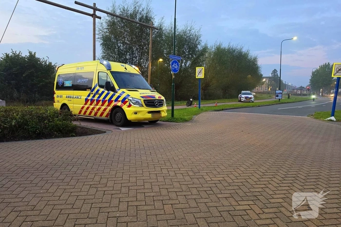 Botsing tussen fatbike en scooter