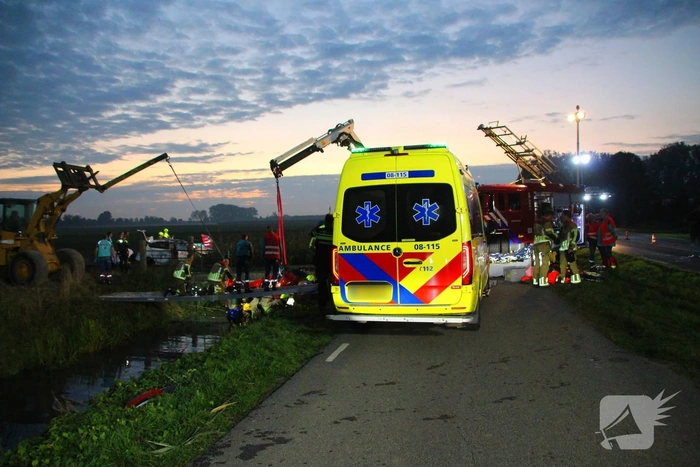 Enorme ravage na zwaar ongeval, meerdere traumahelikopters ingezet