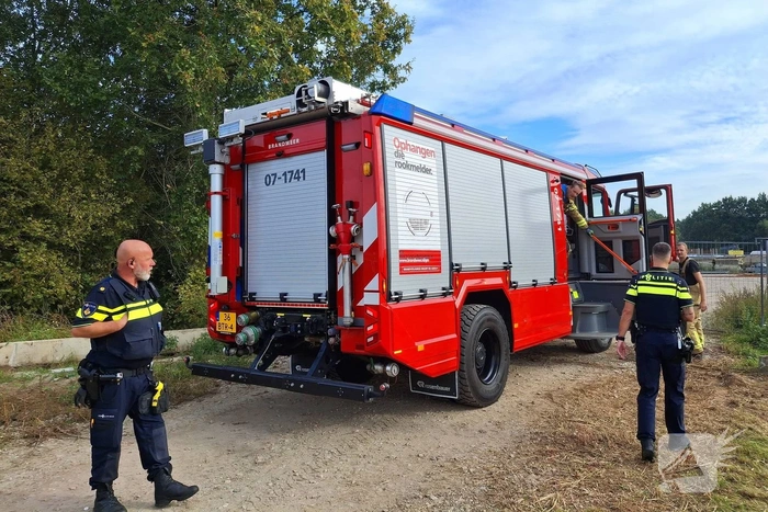 Brandweer dooft brand in bos