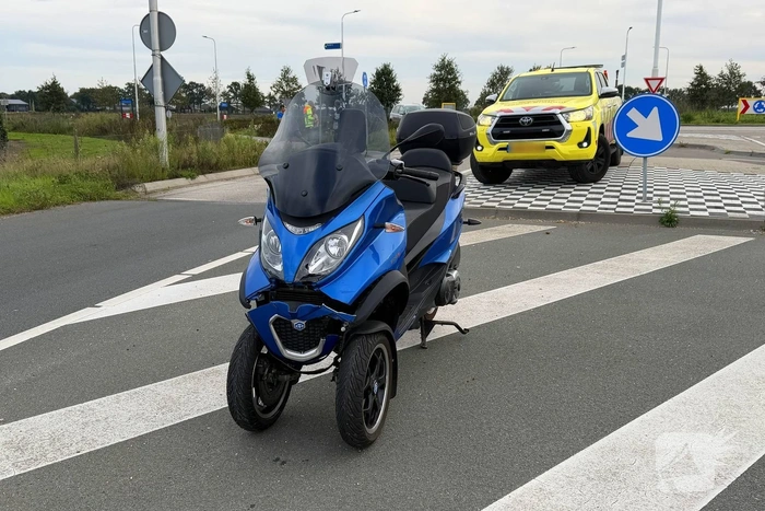 Ongeval tussen motor en auto leidt tot verwondingen