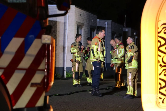 Brand in oven veroorzaakt uitslaande vlammen