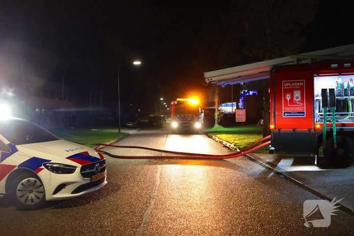 Brand in oven veroorzaakt uitslaande vlammen