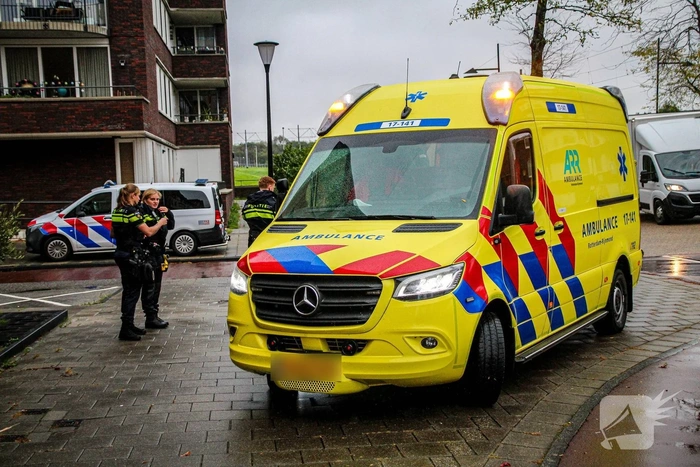 Aanrijding tussen tram en auto in Barendrecht