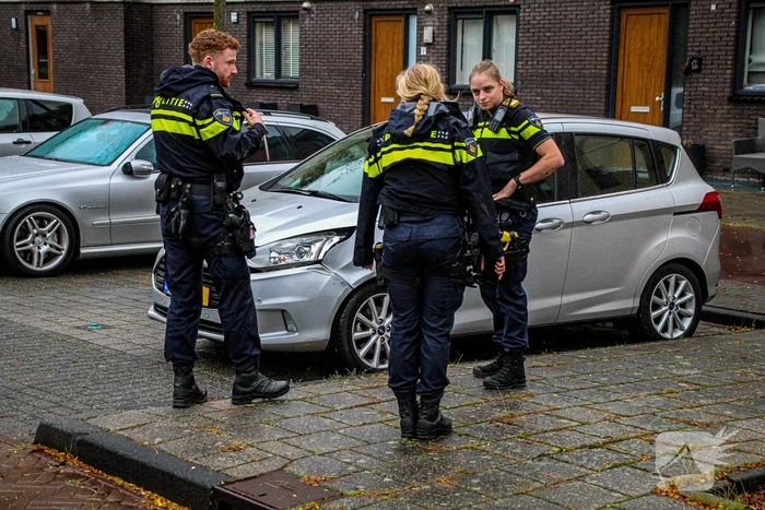 Aanrijding tussen tram en auto in Barendrecht