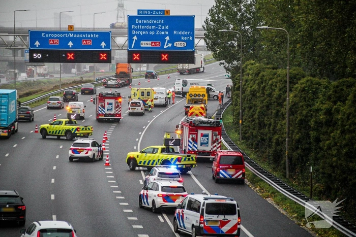 Zware aanrijding leidt tot grote verkeershinder