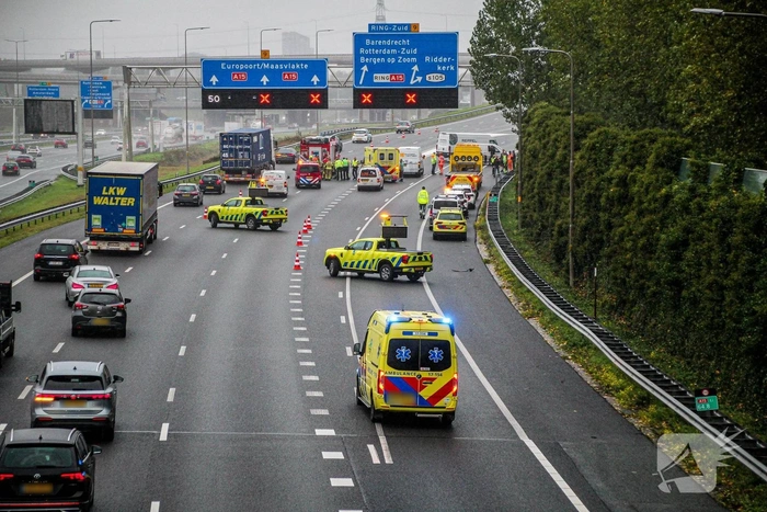Zware aanrijding leidt tot grote verkeershinder