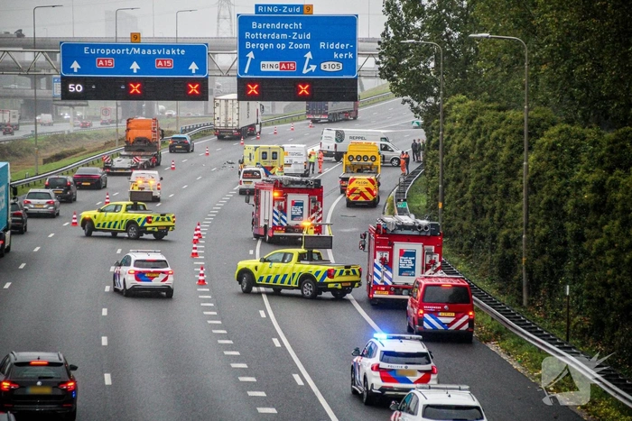 ongeval rijksweg a15 l 64,6 ridderkerk