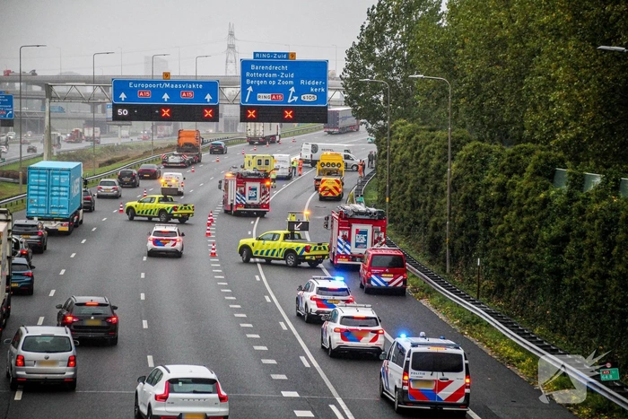 Zware aanrijding leidt tot grote verkeershinder