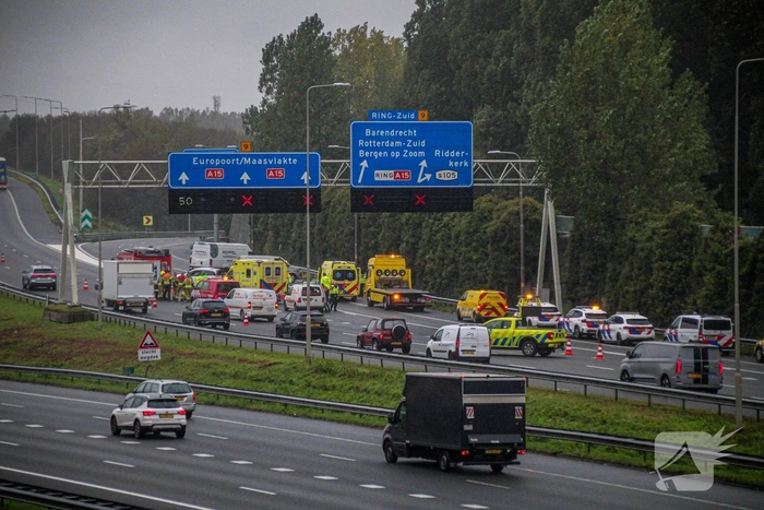 Zware aanrijding leidt tot grote verkeershinder