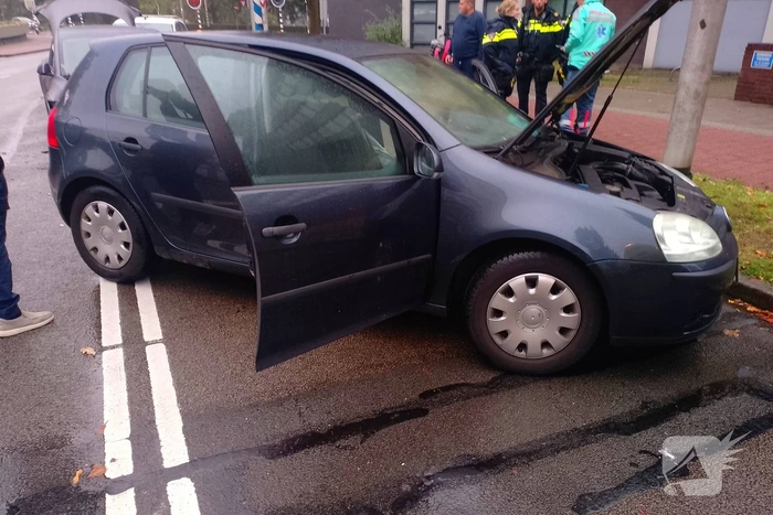 Botsing tussen Tesla en Volkswagen