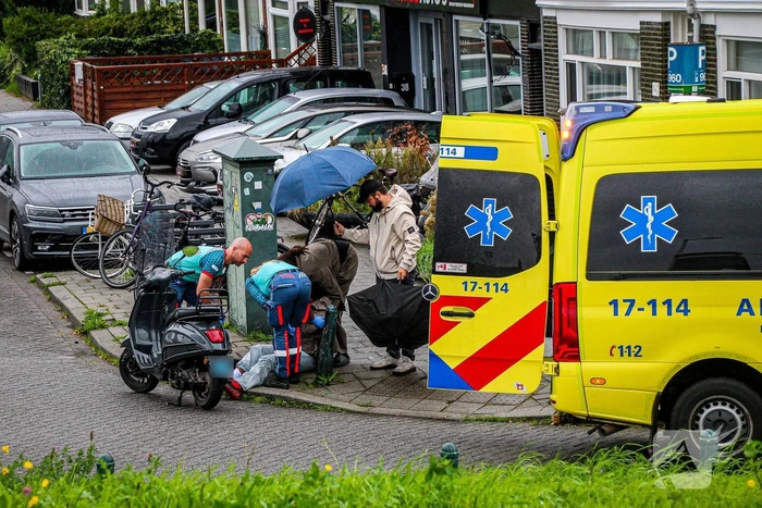 Scooterrijder betrokken bij ongeval