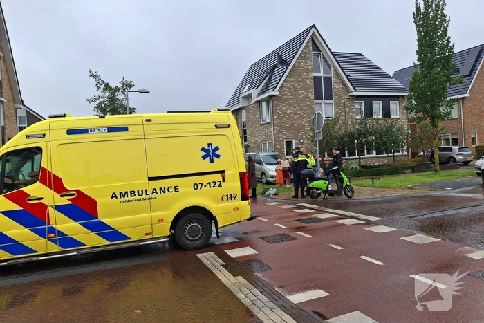 Fietser gewond bij aanrijding met scooter