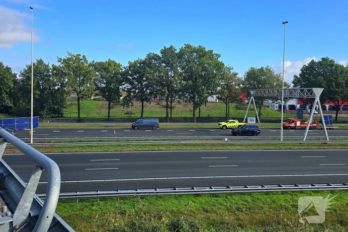 Snelweg deels afgesloten tijdens onderzoek naar ongeval