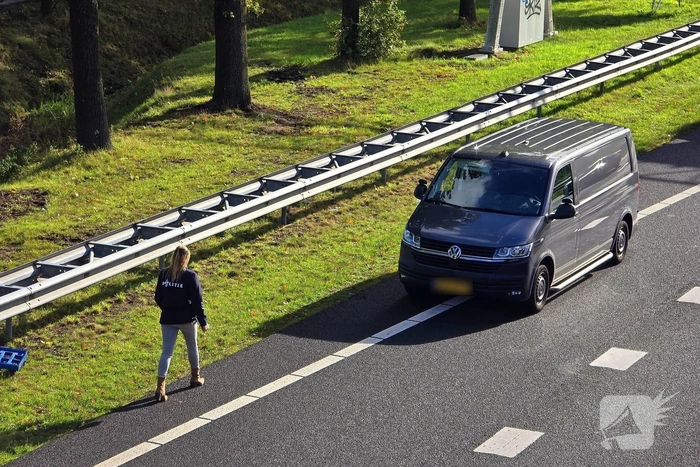 Snelweg deels afgesloten tijdens onderzoek naar ongeval