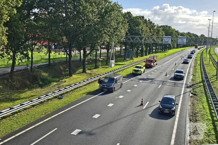 Snelweg deels afgesloten tijdens onderzoek naar ongeval