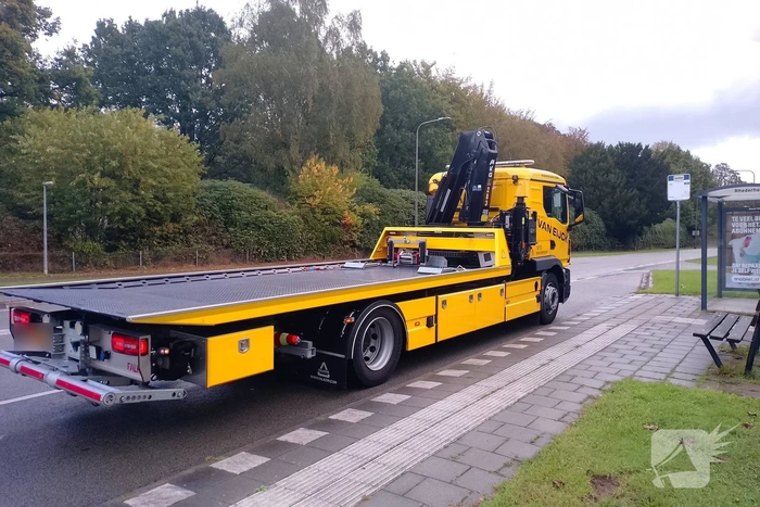 Motorrijder ten val door gladheid