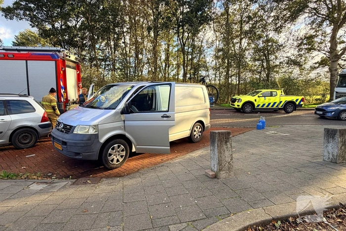 Brand door kortsluiting in accu