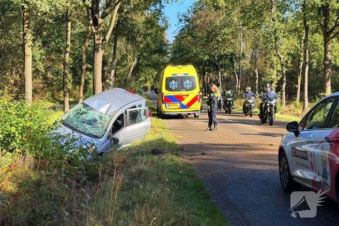 Jongeman gewond bij eenzijdig ongeval
