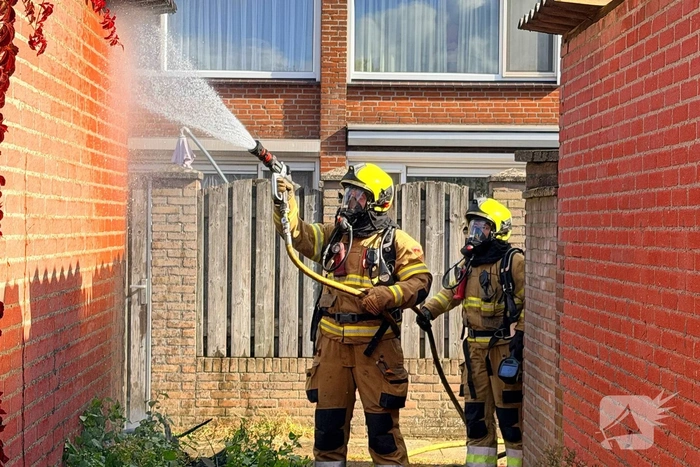 Brand in schuurtje onder controle