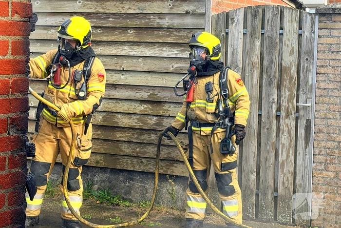Brand in schuurtje onder controle