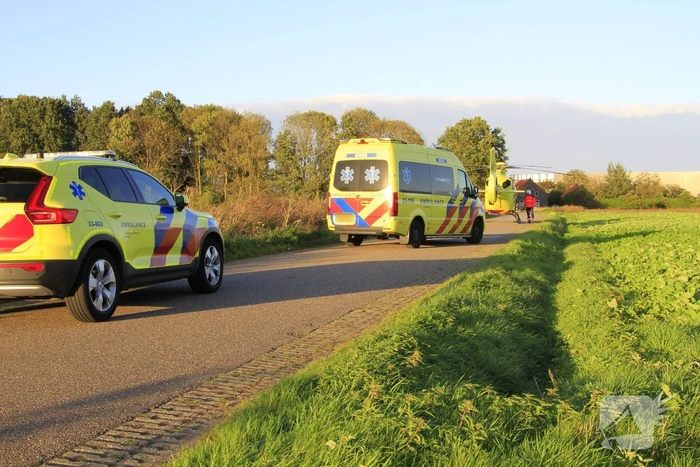Fotograaf aangereden bij medische noodsituatie