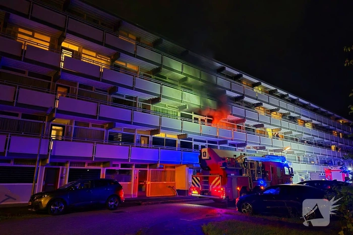 Scootmobiel veroorzaakt brand
