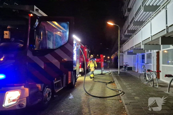 Scootmobiel veroorzaakt brand