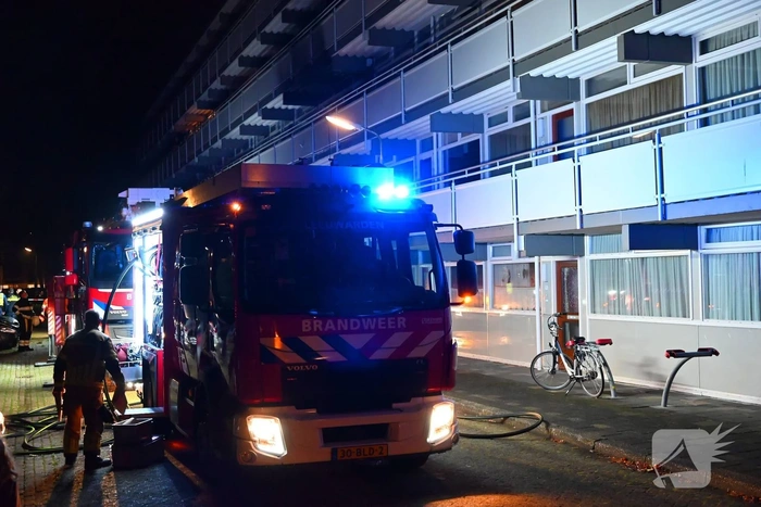 Scootmobiel veroorzaakt brand