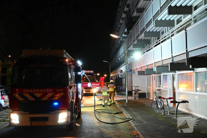 Scootmobiel veroorzaakt brand