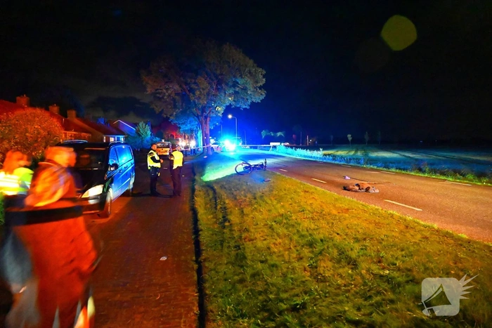 Voetganger zwaargewond bij aanrijding