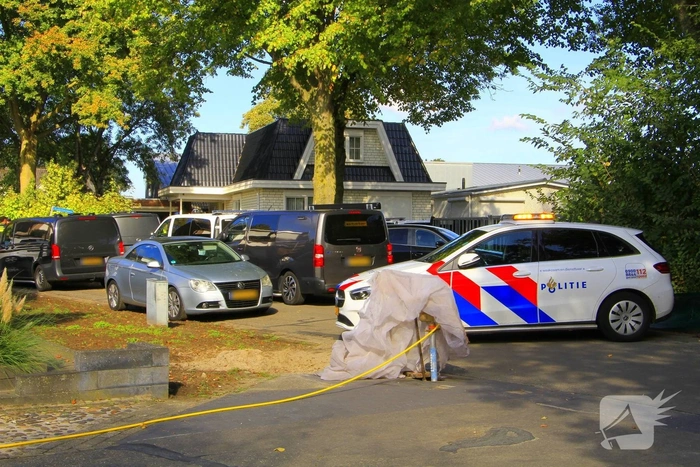 Politie voert inval uit in woonwagenkamp