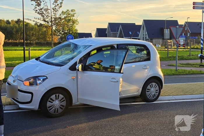 Fietser gewond bij aanrijding met auto