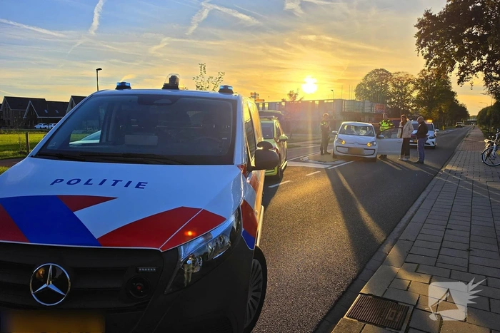 Fietser gewond bij aanrijding met auto