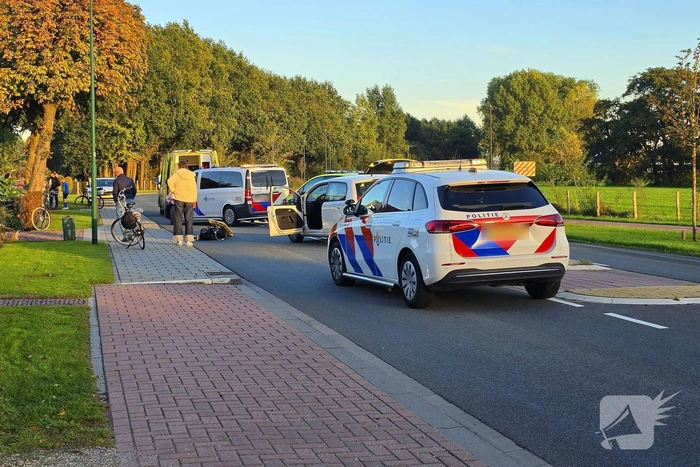 Fietser gewond bij aanrijding met auto