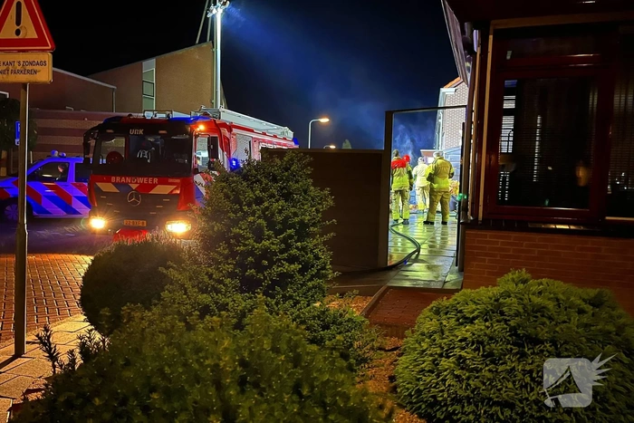 Snel ingrijpen voorkomt uitbreiding brand