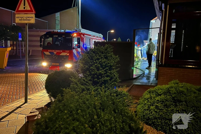 Snel ingrijpen voorkomt uitbreiding brand