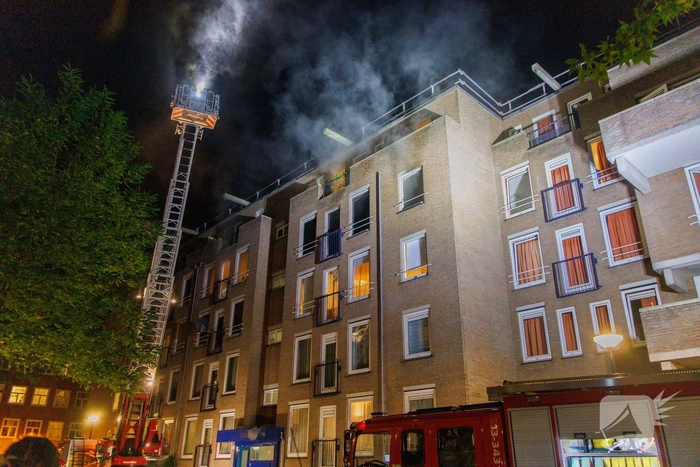 Woningbrand leidt tot evacuatie van bewoners