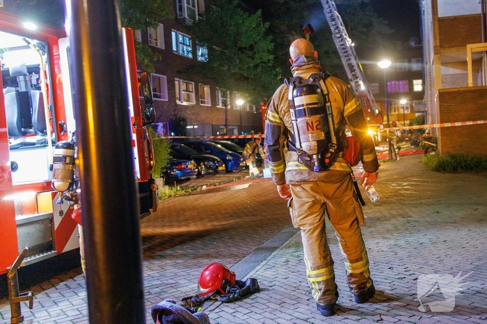 Woningbrand leidt tot evacuatie van bewoners