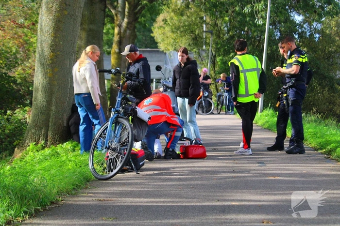 Ongeval tussen scooter en fietser met gewonden