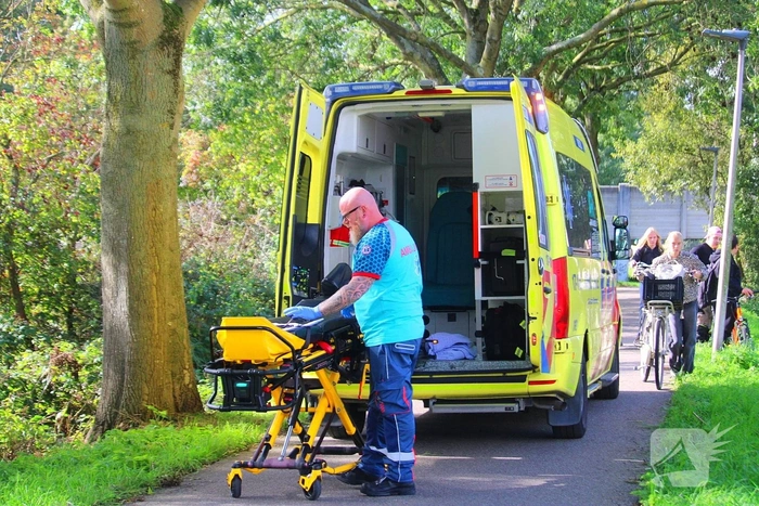 Ongeval tussen scooter en fietser met gewonden