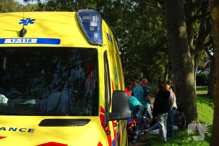 Ongeval tussen scooter en fietser met gewonden