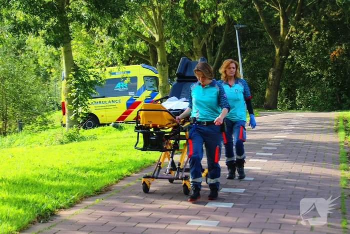 Ongeval tussen scooter en fietser met gewonden